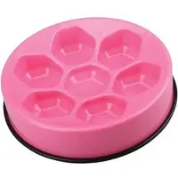 MPETS M-pets Voerbak Slow Feeder Cavity roze 25x25x5,8