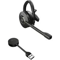 Jabra YOU'RE ON Hoofdtelefoon Engage 55 MS Convertible USB-A (Draadloze, USB-A), Kantoorheadset, Zwart