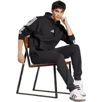 Adidas Sportbroek 'FEELCOZY' zwart / wit