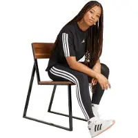 Adidas Sportbroek 'Essentials' zwart / wit