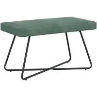 vidaXL Bank Zeegroen 80 x 40 x 45 cm fluweel