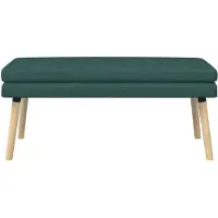 vidaXL Dubbel-laags bank Donkergroen 110 x 40 x 47 cm Stof