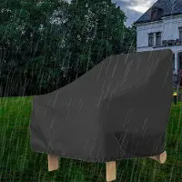 Famanu – Stoelhoes 91 x 85 x 80 cm Oxford weefsel waterdicht voor Adirondack Chair stofdicht uv bescherming afdekking voor terrasstoelen