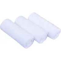 Famanu - Microvezel Sporthanddoeken Sneldrogende en Absorberende Gymhanddoek Workout Zweethanddoeken Voor Sportschool, Yoga, Camping, 3 Stuks 40 cm x 81 cm,Wit