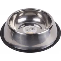 AWR Robuuste Hoogwaardige Voerbak / Eetkom / Hondenkom | Kattenvoerbak | Honden & Katten | Voor Huisdieren | RVS - 22 CM