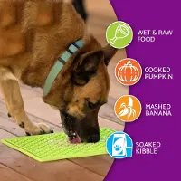 Famanu – X Large Buddy - hondenvoermat verlichting - ideaal voor eten - traktaties - yoghurt of pindakaas - leuk alternatief voor een Slow Feeder hondenbak - geschikt voor grote honden