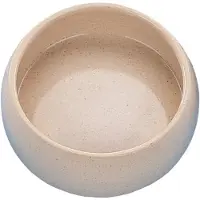 Famanu - Keramische voerbak voor honden en katten, 1000 ml, crème