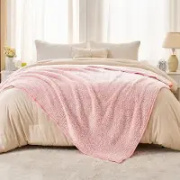 Famanu - Fuzzy Fleece Plaid - Ultrapluch Sherpa Microvezel - Lichtgewicht maar Warm - Gezellige Sierdeken voor Bank