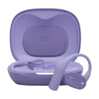 JBL Sense Lite - Open ear Oordopjes - Oortjes Draadloos - Bluetooth - Sport Oordopjes - Sporten - Hardlopen - 32 uur - Spatwaterdicht - IP54 - Paars