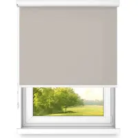Time4blinds Vrijhangend Rolgordijn in Aluminium Cassette – Keukenzonwering voor Ramen – Slaapkamerjaloezieën voor Ramen – Rolluiken voor Ramen voor Binnen – 1300x1900mm – Lichte Koffie – Rechtszijdig