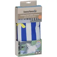 Beeztees Hondenkoelmat Stof Hello Summer blauw/wit 65 x 50 x 2 cm