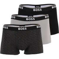 BOSS Boxershorts 'Power' grijs / zwart