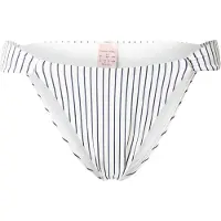 Hunkemoller Hoog Uitgesneden Bikinibroekje Strepen Wit Dames | Maat: XS