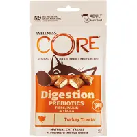 Wellness Core 12x Kattensnack Digestion - Kalkoen 50 gr