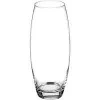 Famanu – Helder glazen vaas - H 10 cm - transparant en elegant - ideaal voor kleine bloemen of tafeldecoratie - geschikt voor thuis of kantoor