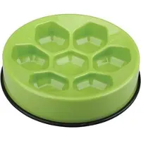M PETS slowfeeder Cavity 1200 ml 24,5 x 8 cm groen