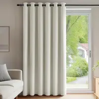 Famanu – Verduisteringsgordijnen Grommet 84 inch Lengte - Thermische Gordijnpanelen voor Slaapkamer - Woonkamer - cm (B x H) - Crème - 1 stuk