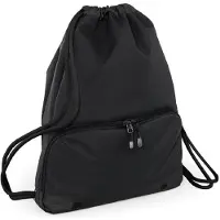 Bagbase Athleisure Gymsac met koord - 11 Liter Black/Black
