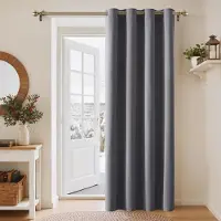 Famanu – Verduisterende gordijnen, kant-en-klaar, 132 x 210 cm, grijs, ideaal voor woonkamer en slaapkamer, 1 stuk