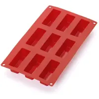 Famanu – Mini cake bakvorm van siliconen met 9 holtes voor kleine taartjes
