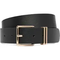 Tommy Hilfiger Riem 'Double Keeper Buckle' zwart