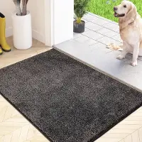 Famanu - Vuilvanger Voetmat, Antislip Machine Wasbare Voetmat, Deurmat met Waterabsorberende en Zachte Microvezels voor Hond, Entree, Deur en Gang