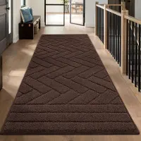 Famanu – Deurmat binnen en buiten antislip wasbaar 60 x 150 cm koffie