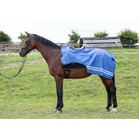 Harry's Horse Uitrijdeken Waterdicht 0gr Fleece WI23 M Blauw