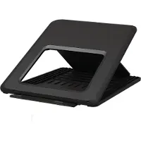 Famanu – Verstelbare laptopstandaard - 12 hoogte-instellingen - geschikt voor laptops tot 14 inch en 4 kg - zwart
