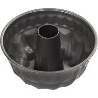 Famanu - Antiaanbak Cannelé Taartvorm, Perfect voor Zelfgebakken Brood en Taarten, Elegant Patroon, 21 cm Binnendiameter, Grijs
