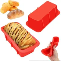 Famanu - Siliconen broodbakvormen set van 2 voor 650 g brood en cake flexibel anti aanbak