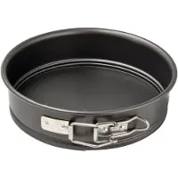 Famanu – Kleine springvorm Ø 16 cm compacte ronde taartvorm met platte bodem anti-aanbaklaag ideaal voor kleine baksels