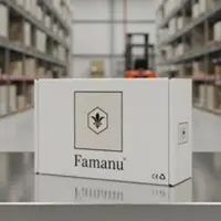 Famanu – Fluwelen hangers - set van 50 - antislip kleerhangers met inkepingen op de schouder - 360° draaibare haken - robuuste standaardhangers voor ruimtebesparing in de kast - wit