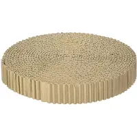 Famanu – Vervangend krabkarton 37,6x36x4,4 cm – Herbruikbare krabmat voor binnenkatten – Natuurlijk materiaal