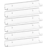 Markenlos Acrylplanken set, 6 stuks - Transparant, 30 cm (12 inch) voor vinylplaten of foto's
