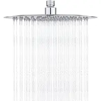 Markenlos Douchekop Rechthoekig 30 cm - RVS, chroom, ultraslank