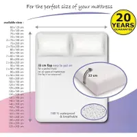 Famanu - Matrasbeschermer waterdicht en ademend 70x140 cm hypoallergeen