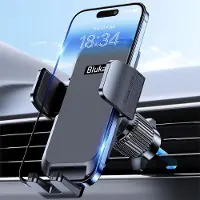 Famanu – Telefoonhouder voor auto ventilatie met schuifklem, stabiele en compacte smartphonehouder