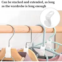 Famanu – Ruimtebesparende stapelbare kleerhangers, set van 40 in 4 kleuren voor garderobe en accessoires