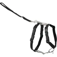 Famanu – 3-in-1 hondentuig - anti-trekoplossing voor honden - reflecterend hondentuigje - D-ringclip aan de voorkant helpt met het stoppen van trekken - comfortabele gevoerde riemen - handvat aan de