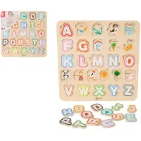 Teddies World World Houten Puzzel Alfabet, 27st.
