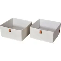 Famanu – Lade-organizer set van 2 met 24 vakken, opvouwbare stoffen opbergdozen voor sokken en ondergoed