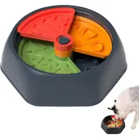 Famanu – Slow feeder hondenbak met meerdere niveaus - puzzelvoerbak voor honden - BPA-vrij en afneembaar ontwerp - helpt eten vertragen en verminderen