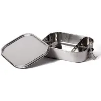 Famanu – Bento Flex lekvrije broodtrommel van roestvrij staal - lunchbox zonder schadelijke stoffen - vaatwasmachinebestendig - met 1,3 l vulvolume - om eten of thuis te bewaren