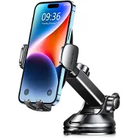 Famanu – Telefoonhouder voor auto met extra sterke zuignap, voor dashboard en voorruit, geschikt voor 4–7 inch smartphones