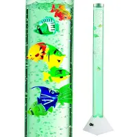 Globo Lighting RGB LED vloerlamp waterkolom kleurverandering lichtkabel decoratie vis