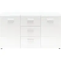 Germania Dressoir Adana - L144 x B40 x H86 cm - Wit