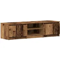 vidaXL tv-meubel oud houtkleurig 140x40x36 cm bewerkt hout