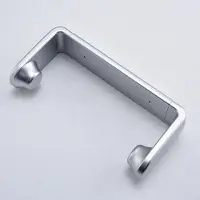Famanu - Papieren Handdoekhouder ÉÉN HANDSCHEUR Adaptieve Spanarm Verstelbare Lengte 24-31cm (Zilverkleurig)