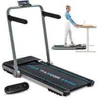 Thunder IMPACT-SILVER - Opvouwbare loopband en walkingpad - 12 km/u - Bluetooth - 130 kg